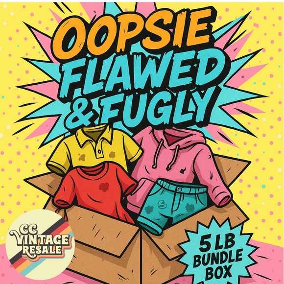 🤭 OOPSIE! FLAWED 🩹, FUGLY 😵‍💫, AND FABULOUS(ISH) 🎀 5 LB MYSTERY 🎁 BOX - Picture 1 of 3